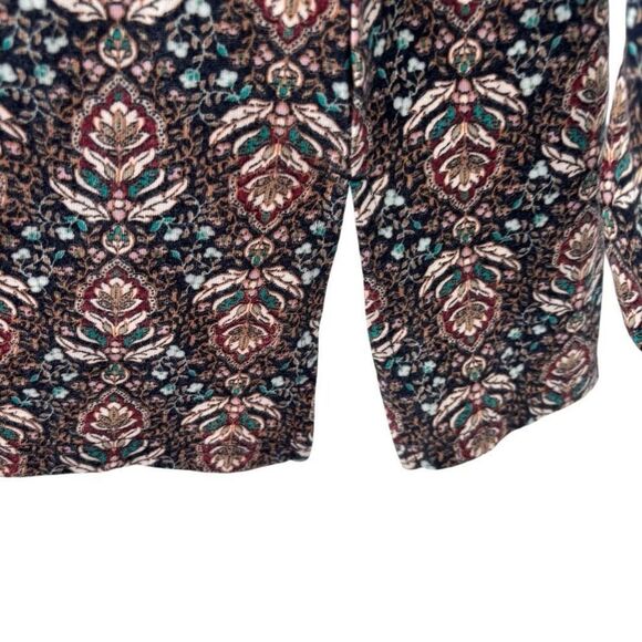 J. Jill Pure Jill Printed & Embroidered Knit Tunic Multi Colored Size XS NWT - Picture 4 of 8